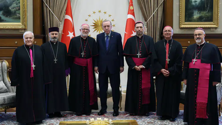 Cumhurbaşkanı Erdoğan, Külliye'de ağırladı