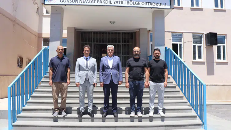 Turan Akpınar Göksun'da Eğitim Kurumlarını İnceledi