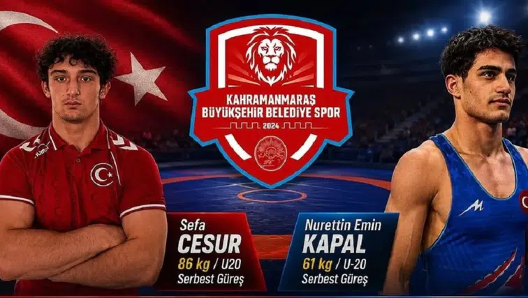 Kahramanmaraşlı güreşçiler Avrupa Şampiyonası'nda madalya için mindere çıkıyor!