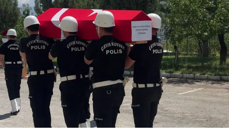 Göksun’da Polis Memuru Aynur Yıldırım’a Veda