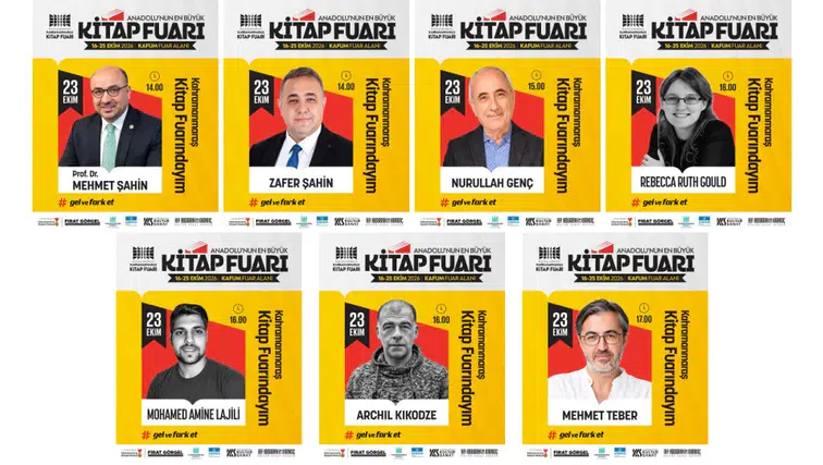 Kahramanmaraş Kitap Fuarı'nda 23 Ekim programı belli oldu