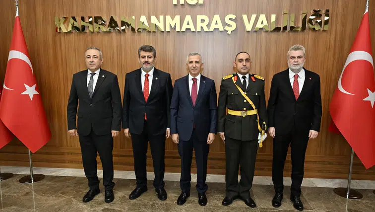 Kahramanmaraş'ta 29 Ekim Cumhuriyet Bayramı tebrik töreni düzenlendi!