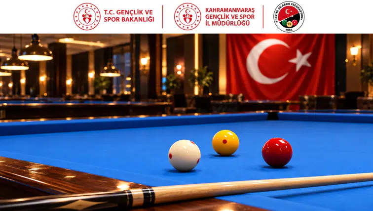 Kahramanmaraş’ta Cumhuriyet Bayramı İçin Bilardo Turnuvası