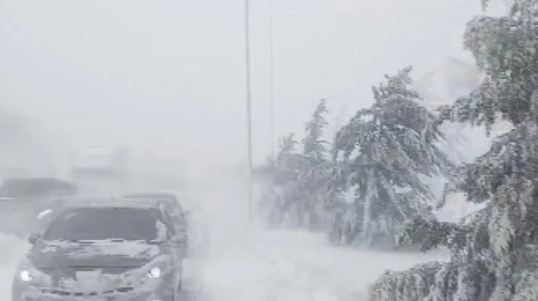 Kahramanmaraş-Göksun Yolu Kar Nedeniyle Kapandı
