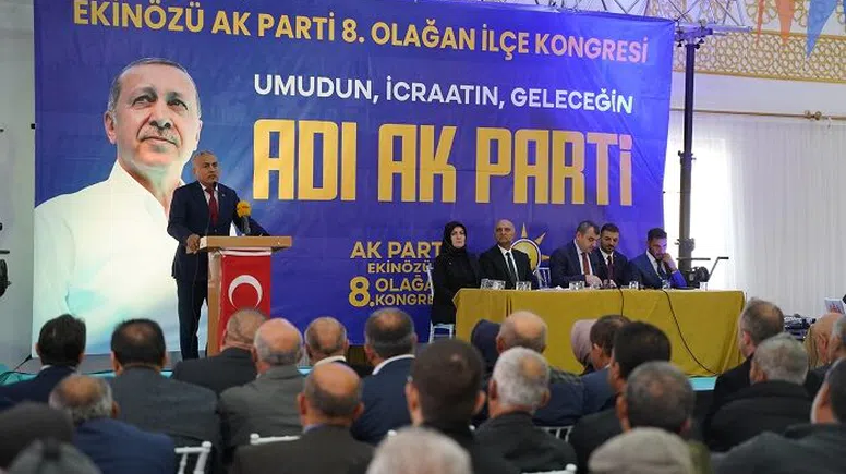 AK Parti Ekinözü İlçe Kongresi Yapıldı