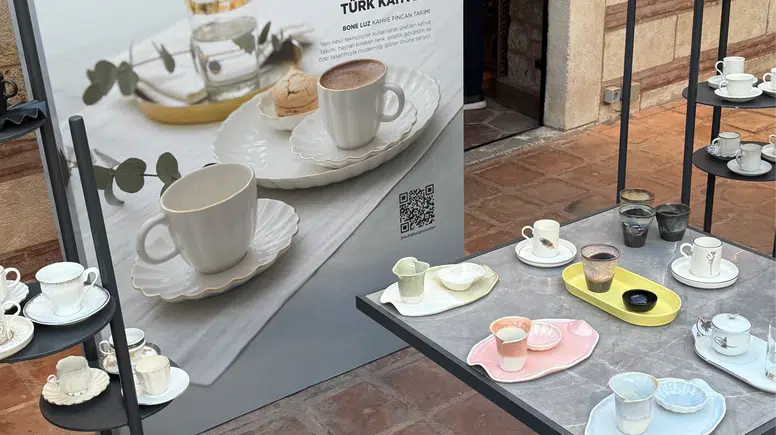 UNESCO tescilinin 10. yılında Kütahya Porselen, kahveseverlerle buluştu