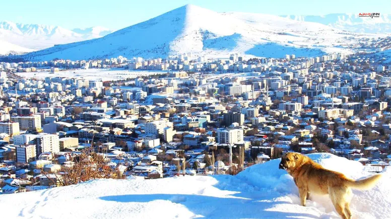 Afşin’de Kar Yağışı Sonrası Kartpostallık Görüntüler