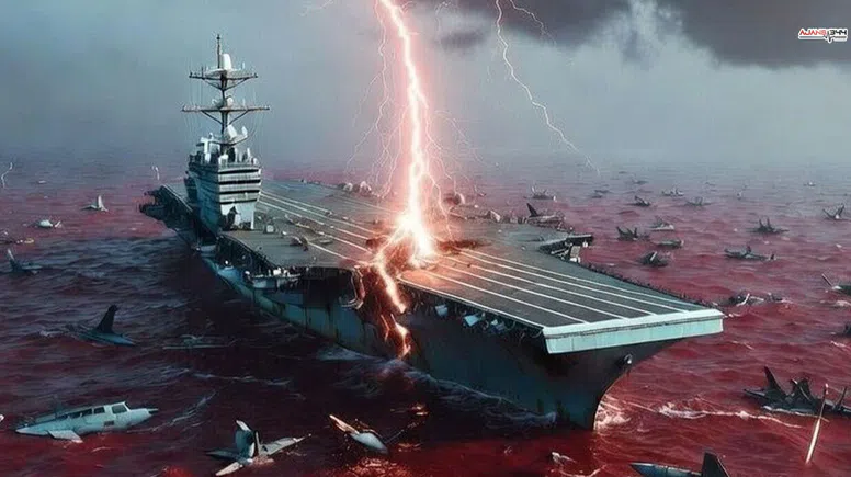 İran’dan Sembolik Mesaj: ABD Uçak Gemisi Detayı Dikkat Çekti