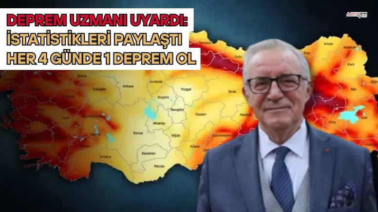 Deprem Uzmanı Uyardı: İstatistikleri Paylaştı Her 4 Günde...