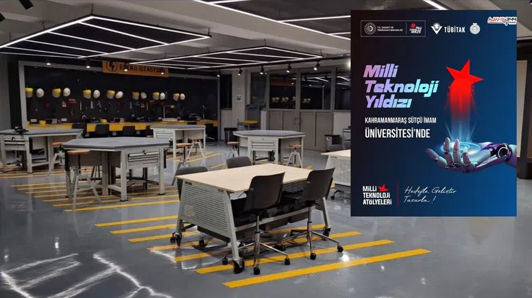 KSÜ’de Milli Teknoloji Atölyesi Hizmete Açıldı