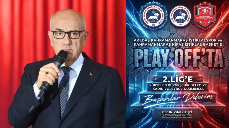 Vahit Kirişci'den Kahramanmaraş takımlarına moral dopingi!