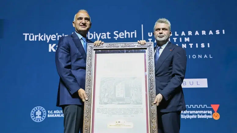 Kahramanmaraş UNESCO’nun İlk Türk Edebiyat Şehri Oldu