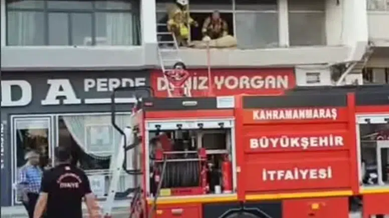 Kahramanmaraş’ta İş Yerinde Yangın