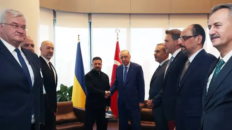 Erdoğan ile Zelenskiy New York’ta Türkevi’nde Görüştü