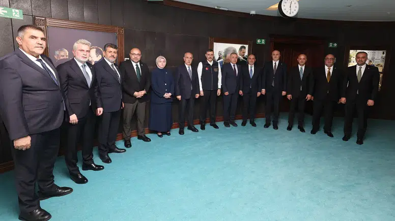 Kahramanmaraş heyetinden Bakan Çiftçi'ye ziyaret