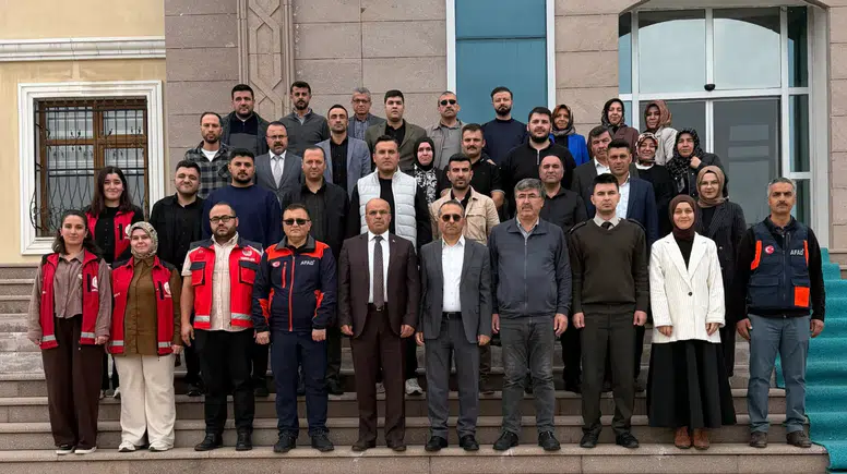 Afşin Kaymakamlığı Personeline AFAD’dan Deprem Tatbikatı