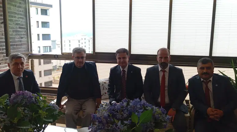Türk Eğitim-Sen Heyeti'nden Mansur Metehan’a  Ziyaret