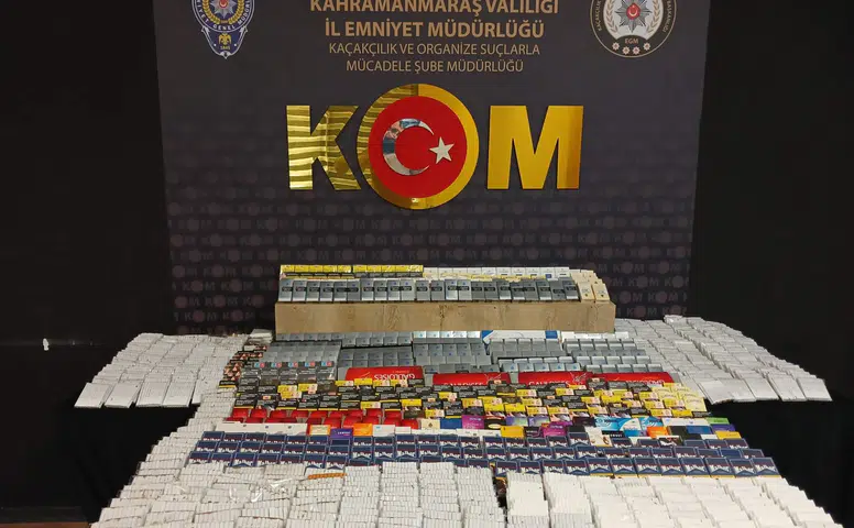 Kahramanmaraş'ta Kaçak ürünler ele geçirildi: 2 tutuklama