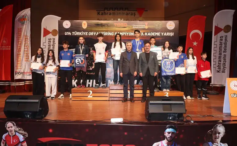 Kahramanmaraş’ta Oryantiring Şampiyonası Coşkuyla Tamamlandı