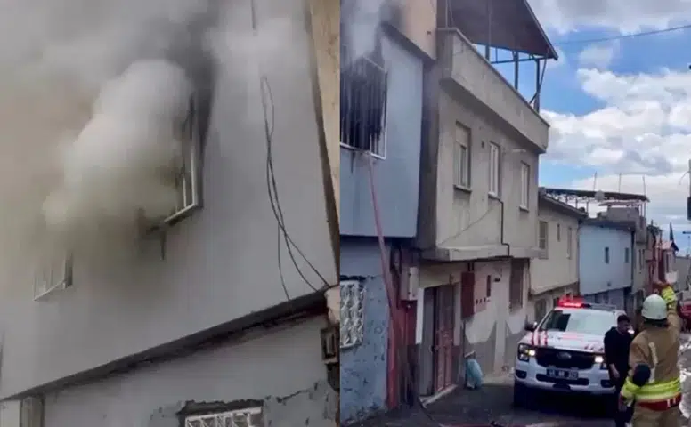 Kahramanmaraş'ta ev yangını! Bir kişi yaralı olarak kurtarıldı