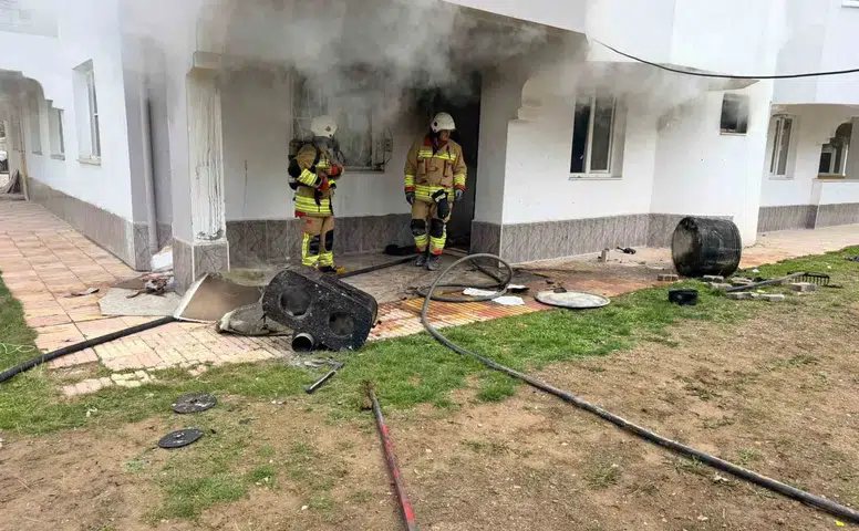 Kahramanmaraş’ta Apartmanda Yangın Paniği