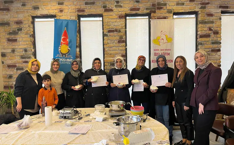 Kahramanmaraş’ta kadınlar üretim atölyesinde buluştu