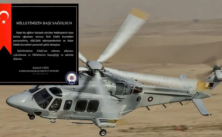 Katar’da Helikopter Kazası: Acı Haber Geldi