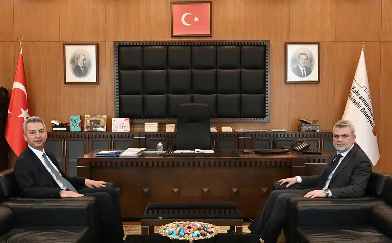 Başkan Görgel KSÜ Rektörü Okumuş’u ağırladı