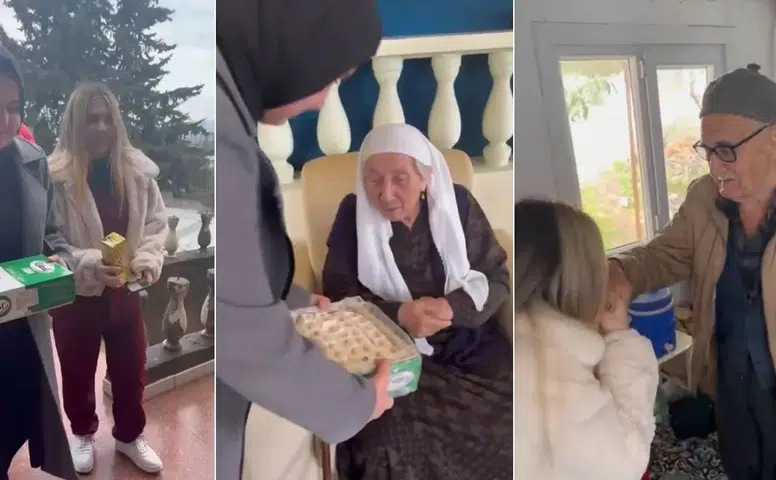 Öğrencilerden yaşlılara ziyaret, kuşaklar arası iletişim güçlendi