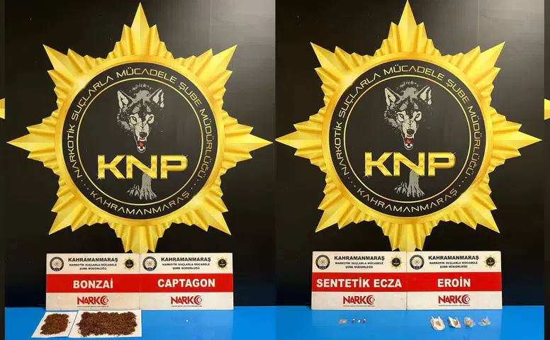 Kahramanmaraş'ta narkotik operasyonu! 2 şahıs tutuklandı