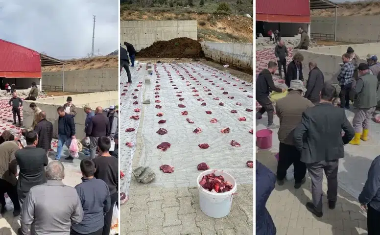 Küçüksu Köyü'nde Geleneksel Hayrat Geleneği Bu Senede Devam Etti