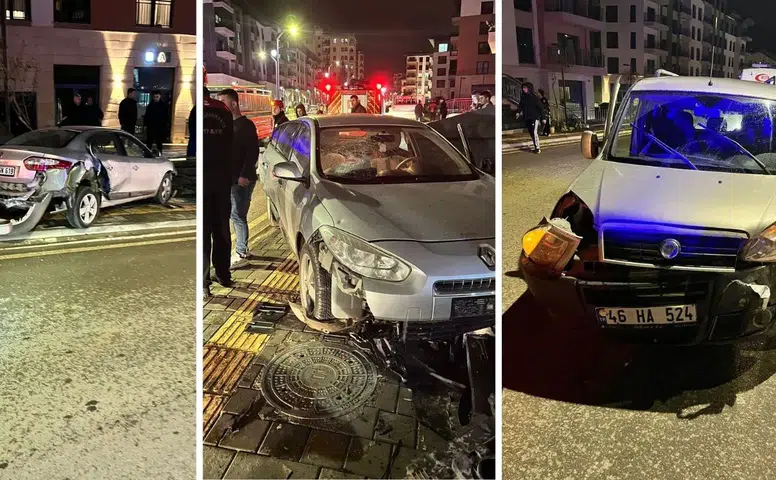 Feci Çarpışma Sonrası 5 Kişi Araçlardan Kurtarıldı