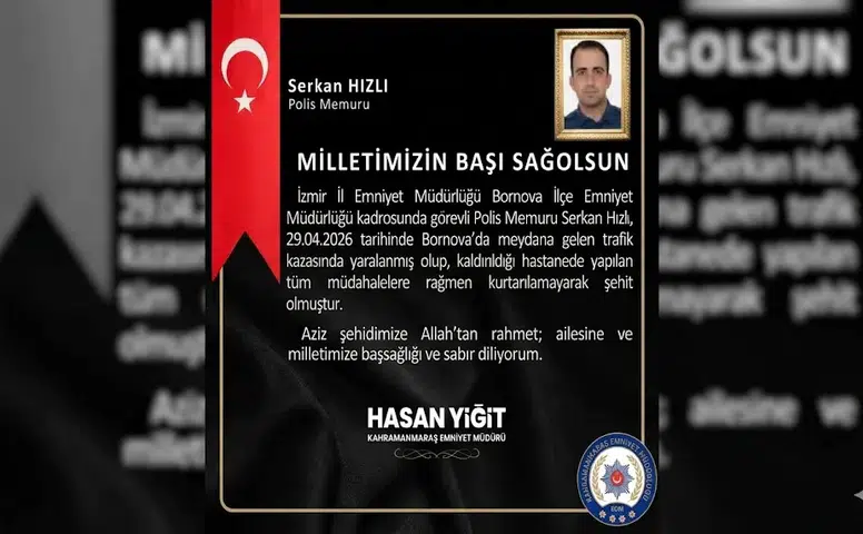 Kahramanmaraş Emniyet Müdürü Yiğit’ten Şehit Polis İçin Taziye Mesajı