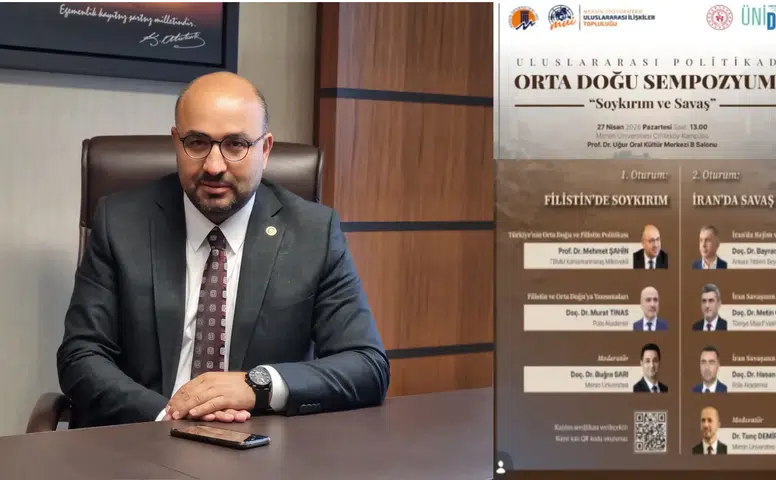 Prof. Dr.Mehmet Şahin Mersin’de “Soykırım ve Savaş”ı Anlatacak