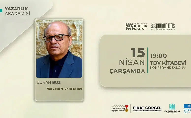 Duran Boz'dan Edebiyatseverlere: Etkin Anlatımın İncelikleri Üzerine Derinlemesine Bir Seminer!
