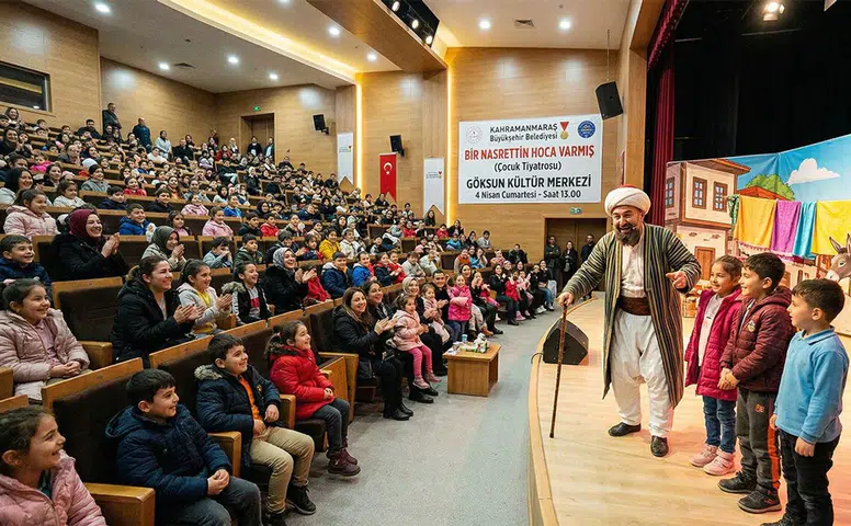 Göksun’da çocuklar tiyatroyla buluşuyor! Nasrettin Hoca sahneye çıkıyor