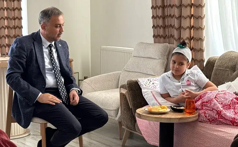 Başkan Toptaş’tan Taziye ve Geçmiş Olsun Ziyareti