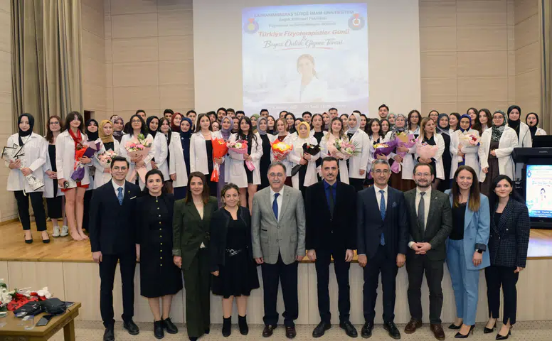 KSÜ’de Fizyoterapi Öğrencileri İlk Beyaz Önlüklerini Giyerek Mesleğe Adım Attı