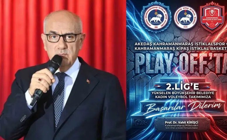 Vahit Kirişci'den Kahramanmaraş takımlarına moral dopingi!