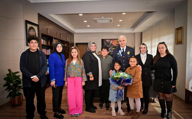 Şehit Ailelerinden Polis Haftasında Anlamlı Ziyaret