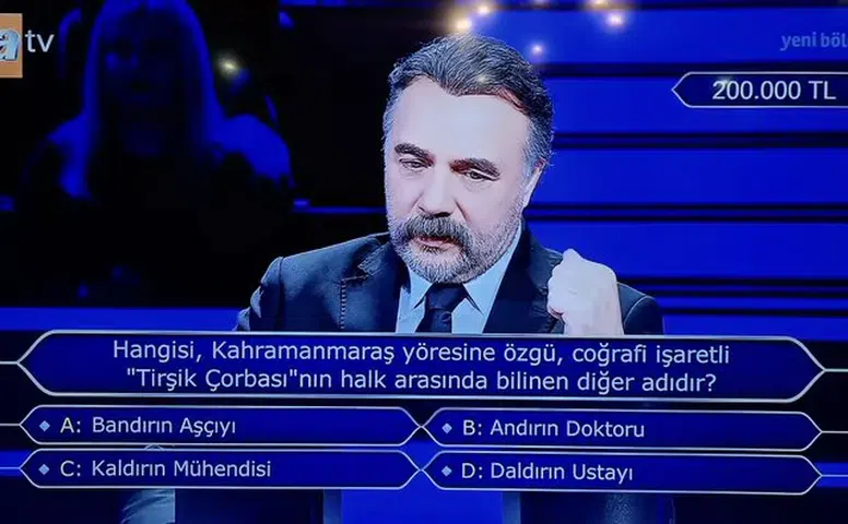 Milyoner’de Andırın Rüzgarı: Gündem Tirşik Çorbası
