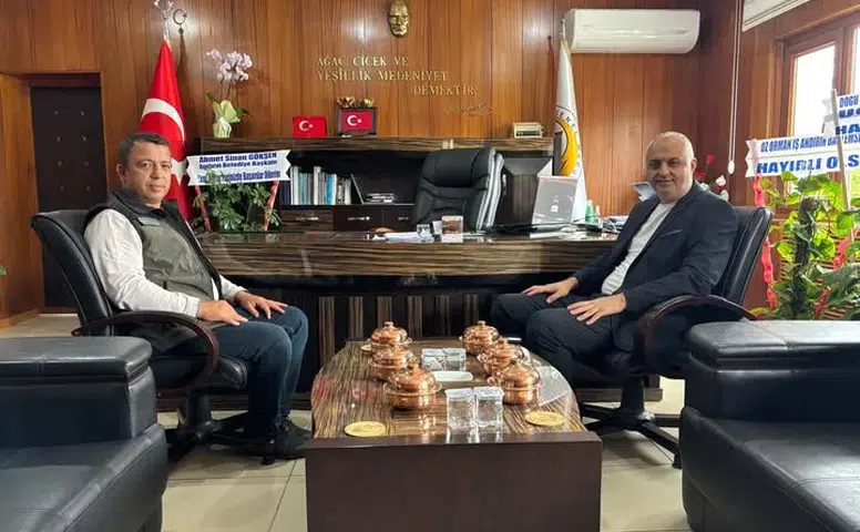 Andırın Belediye Başkanı Gökşen'den Yeni Müdüre Ziyaret