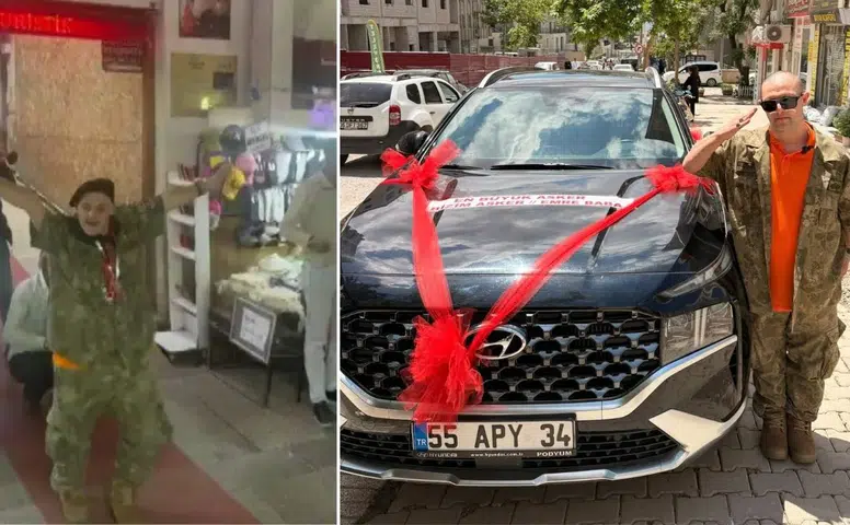 Down Sendromlu Emre’ye Asker Gecesi