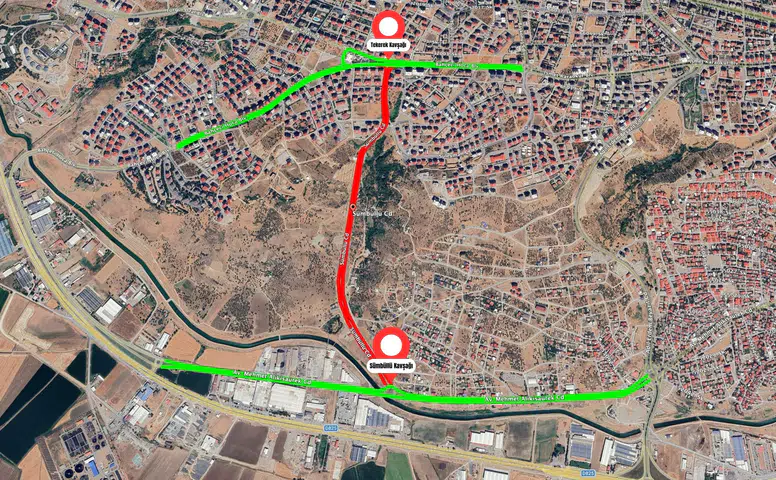 Sümbüllü Caddesi, Çift Yönlü Trafiğe Kapatıldı!