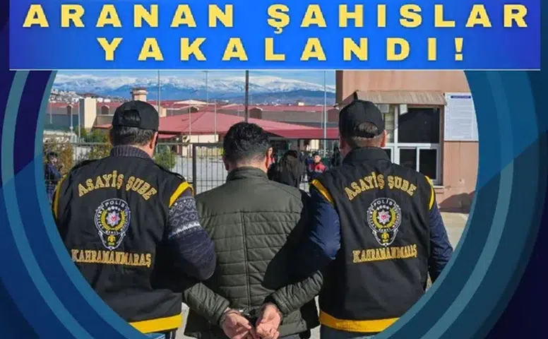 Kahramanmaraş’ta Aranan 2 Hükümlü Cezaevinde