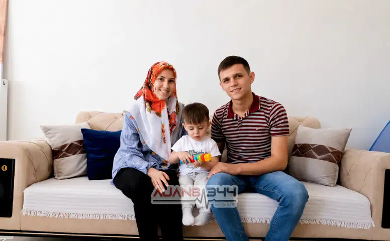Kahramanmaraşlı Aile Yeni Yuvasında Hayata Başladı