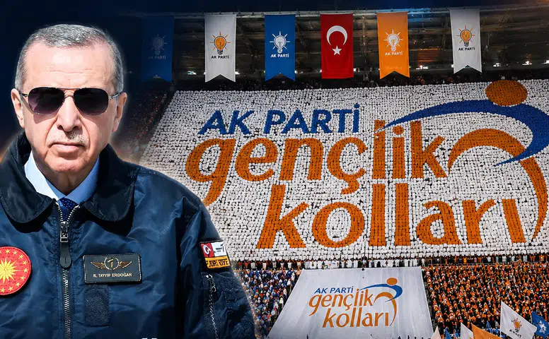 Erdoğan’a AK Gençlik’ten Görkemli Koreografi