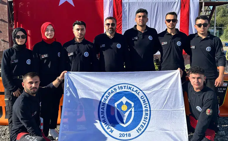 KİÜ Arama Kurtarma Takımı Uluslararası Yarışmada Dünya İkincisi Oldu