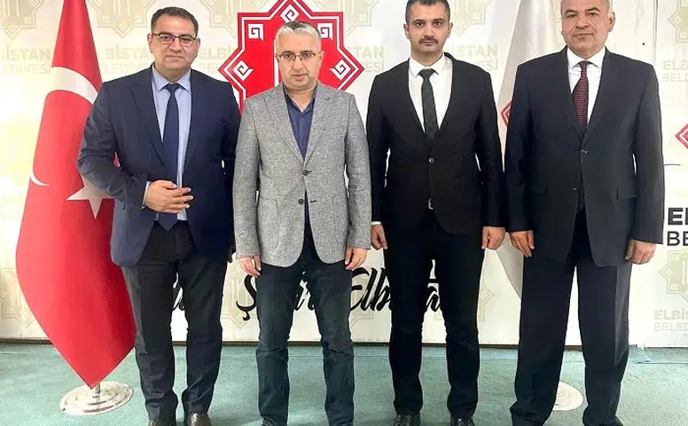 Elbistan Vergi Dairesi Müdürü Bora’dan Başkan Gürbüz’e Ziyaret