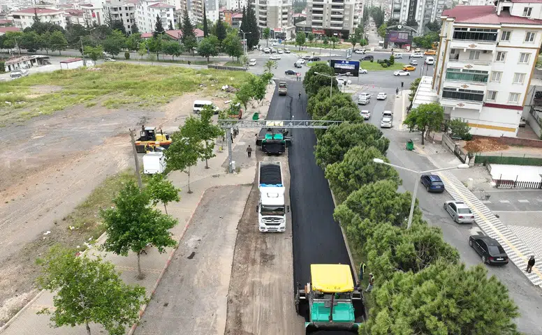 Ahır Dağı Caddesi'nde Asfalt Çalışmalarına Start Verdi!